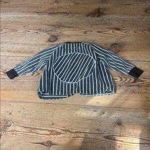 Meme Snap Front Striped Jacket